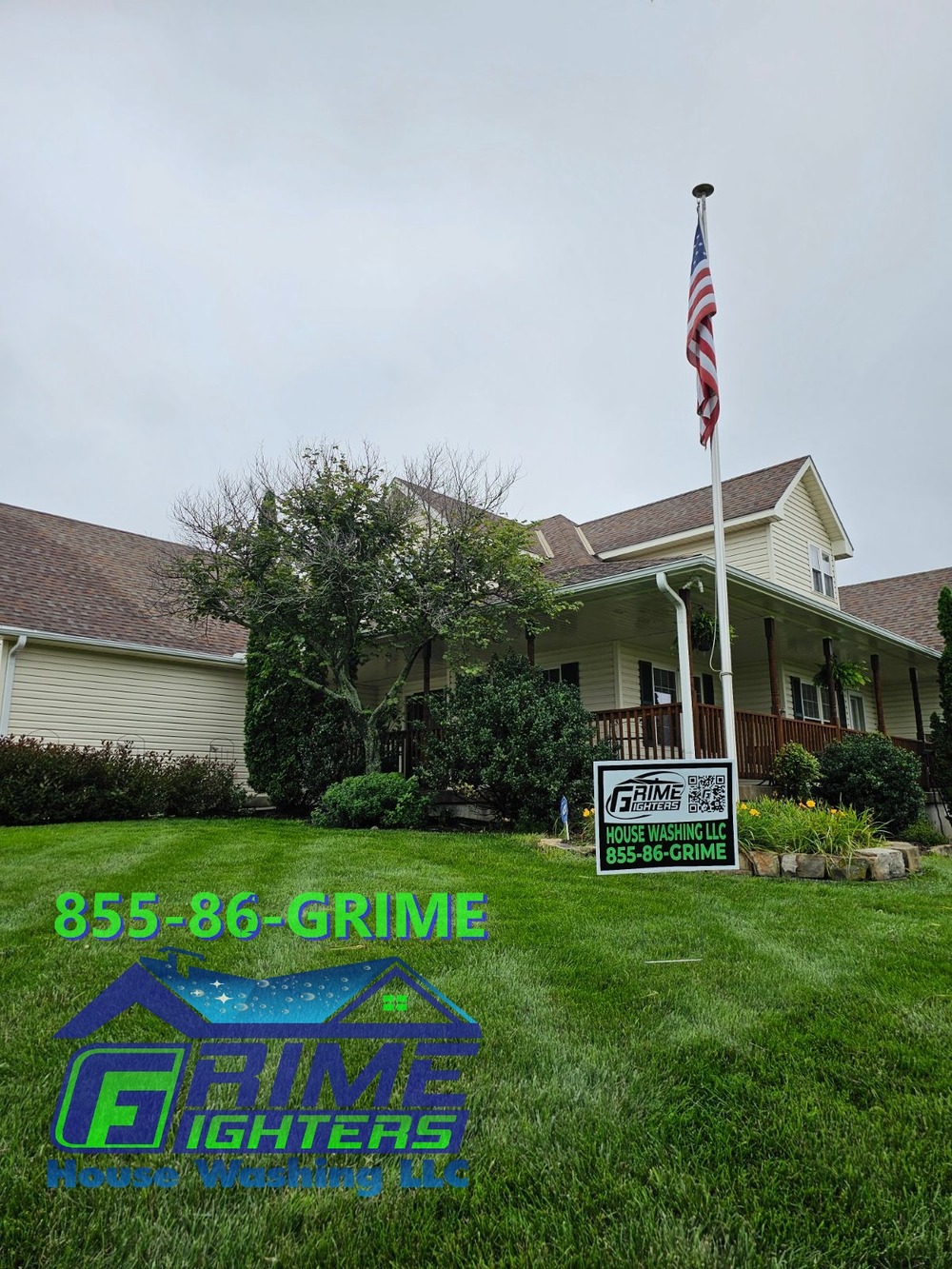 House Washing That Revives Trimble Homes