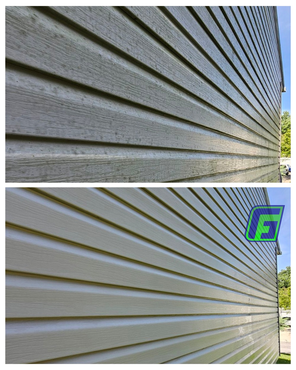 House & Concrete Cleaning in St. Joseph, MO – A Stunning Transformation!