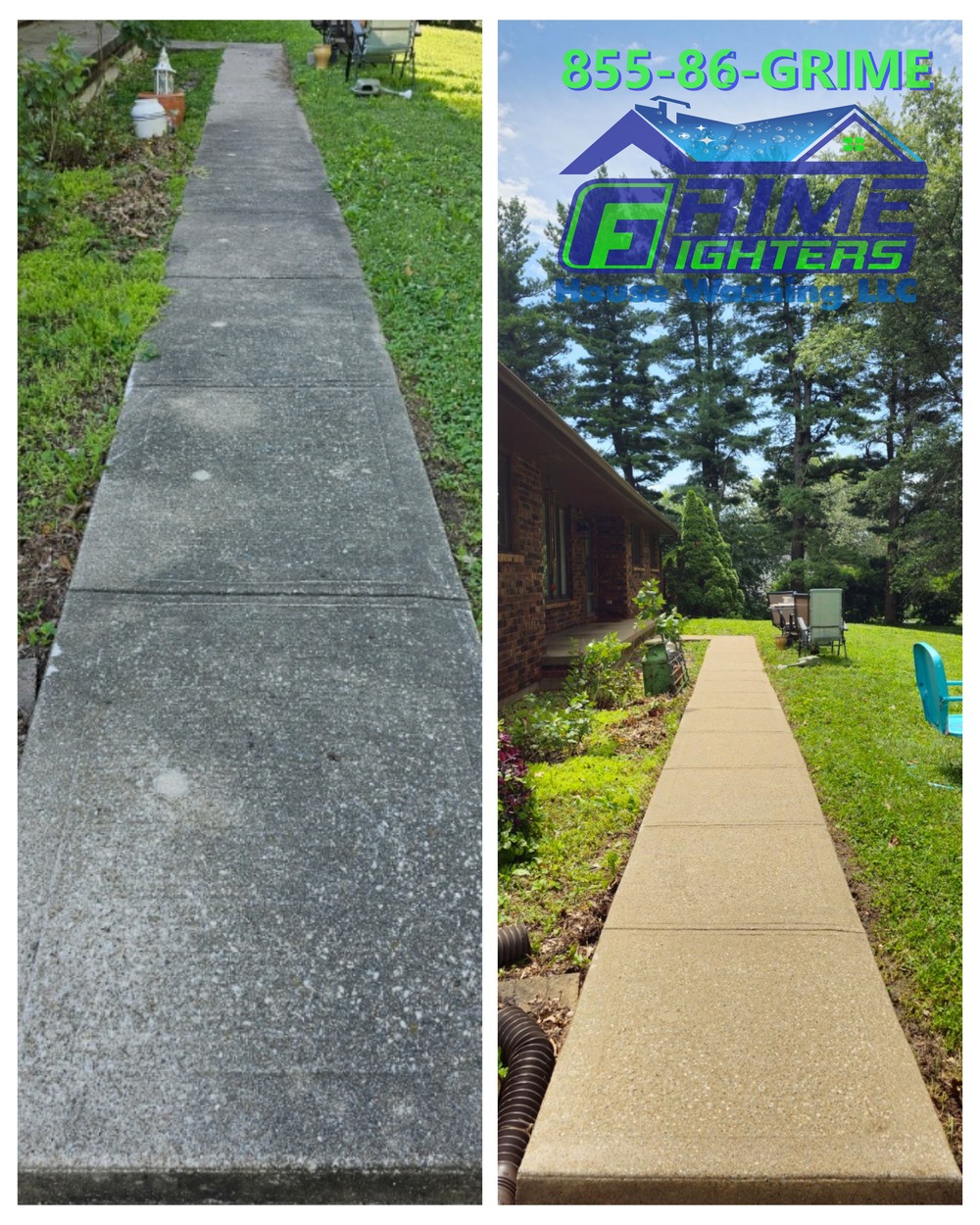 π Project Update: Grime Fighters House Washing Delivers Exceptional Results for Chrissy and Henry in Savannah, Missouri! π